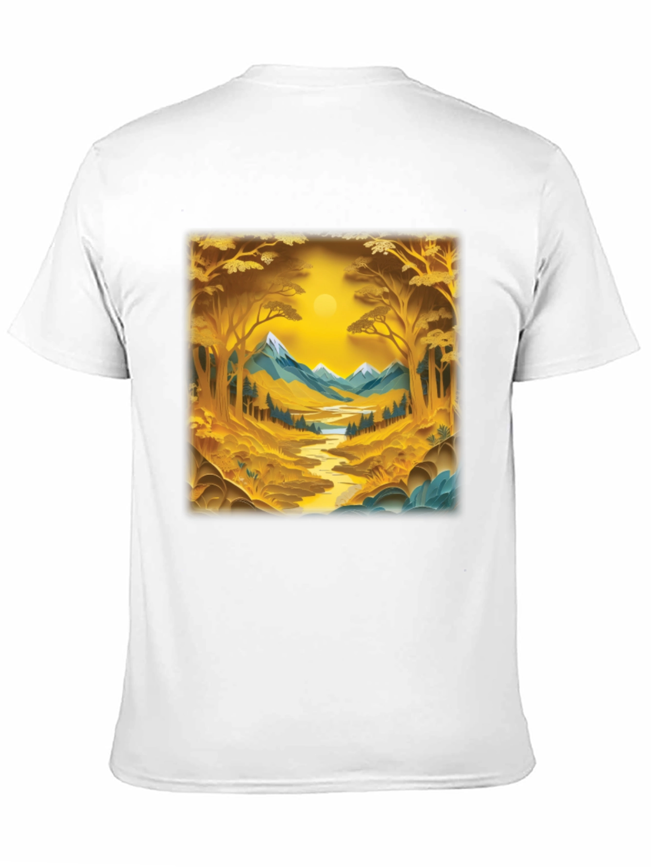 Nature Scenery Graphic Print Tee