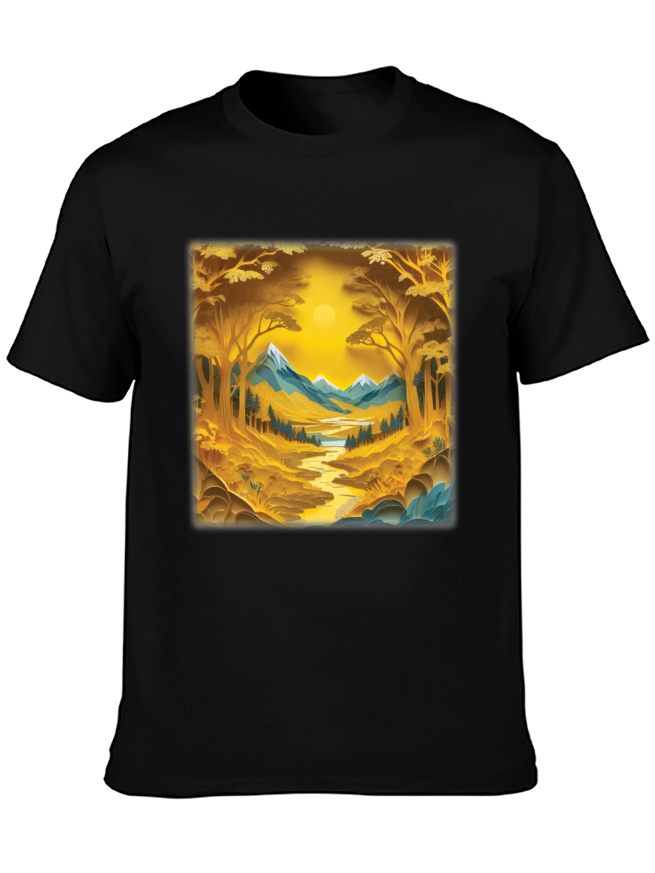 Nature Scenery Graphic Print Tee