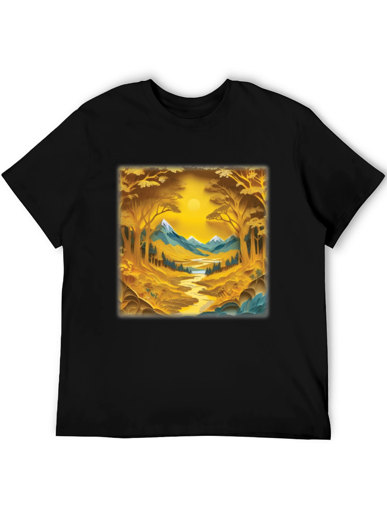 Nature Scenery Graphic Print Tee