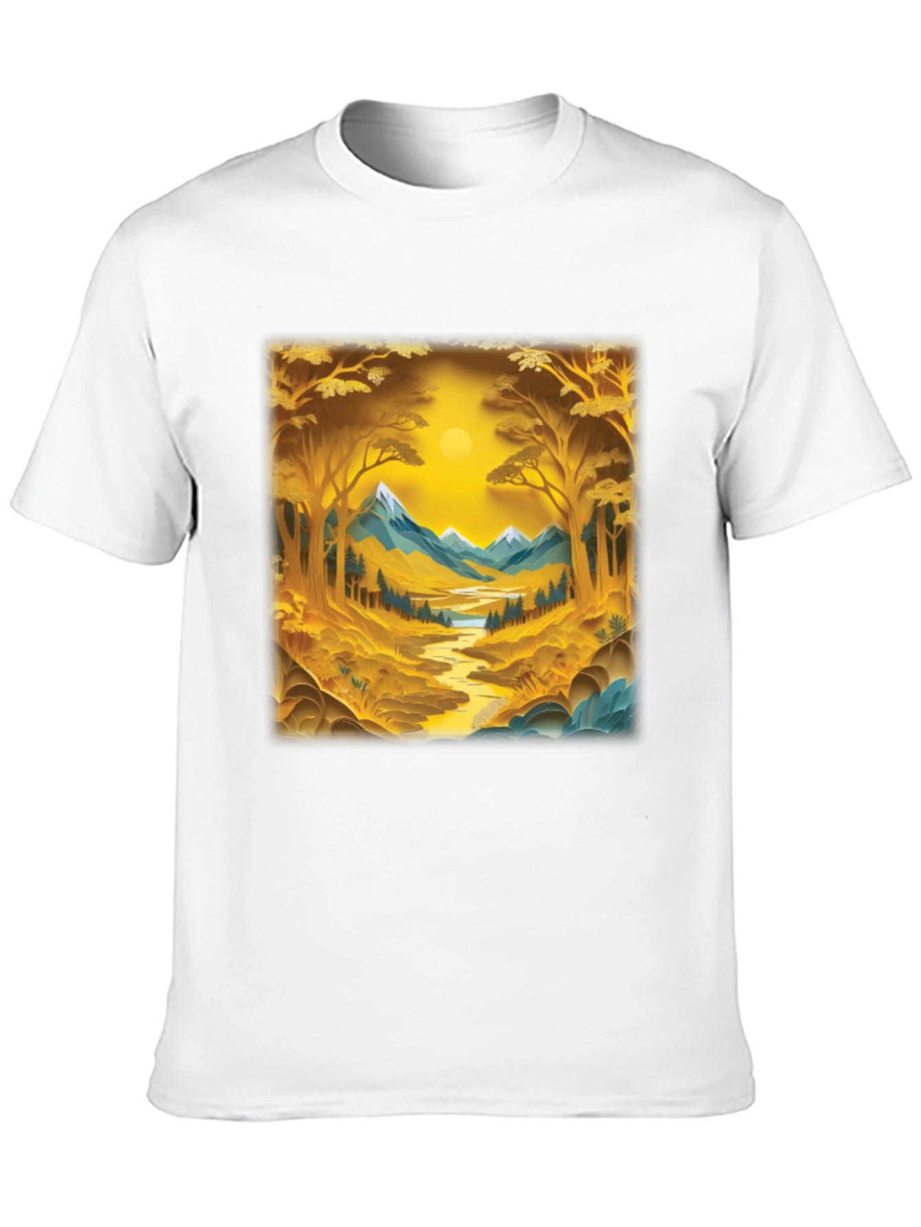 Nature Scenery Graphic Print Tee