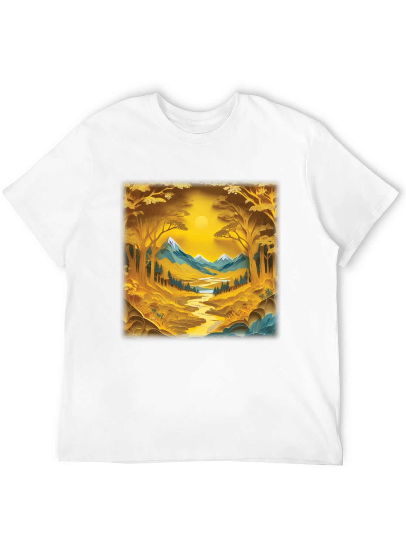 Nature Scenery Graphic Print Tee