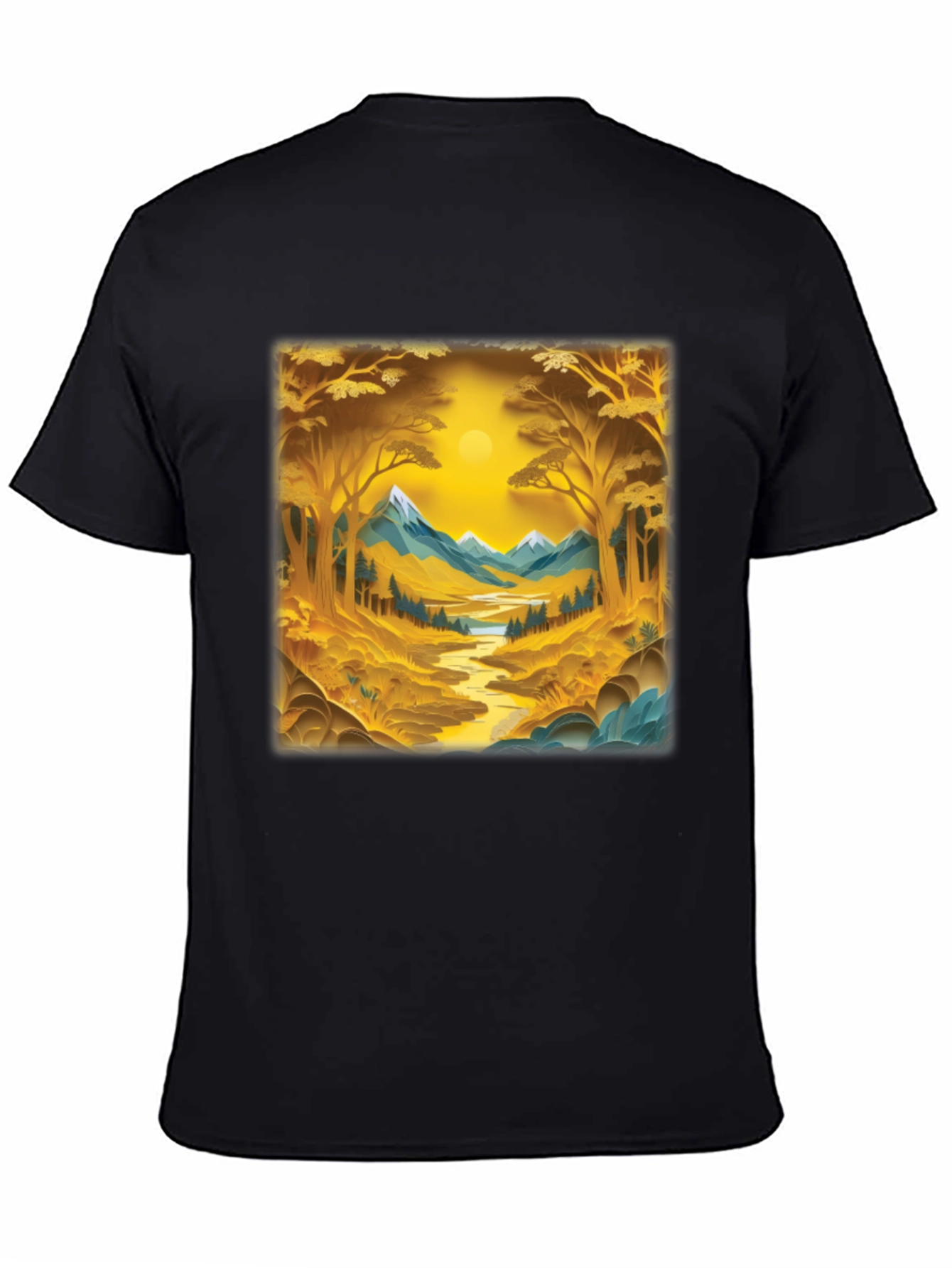 Nature Scenery Graphic Print Tee