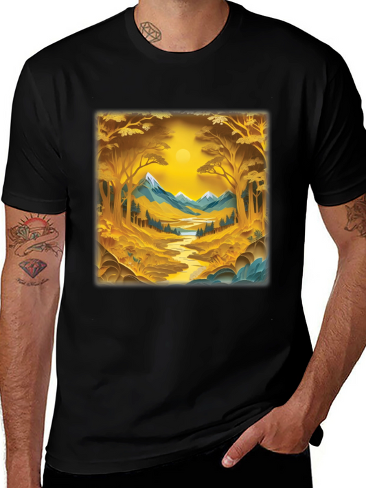 Nature Scenery Graphic Print Tee
