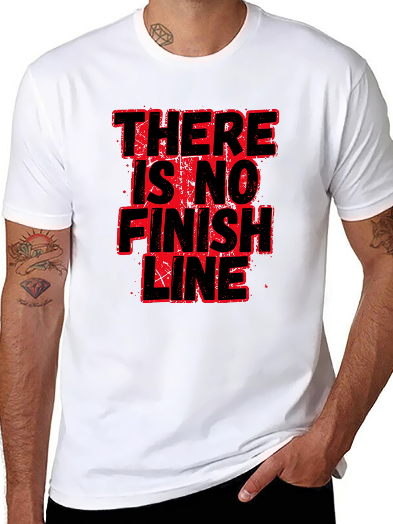 There Is No Finish Line Graphic T-Shirt
