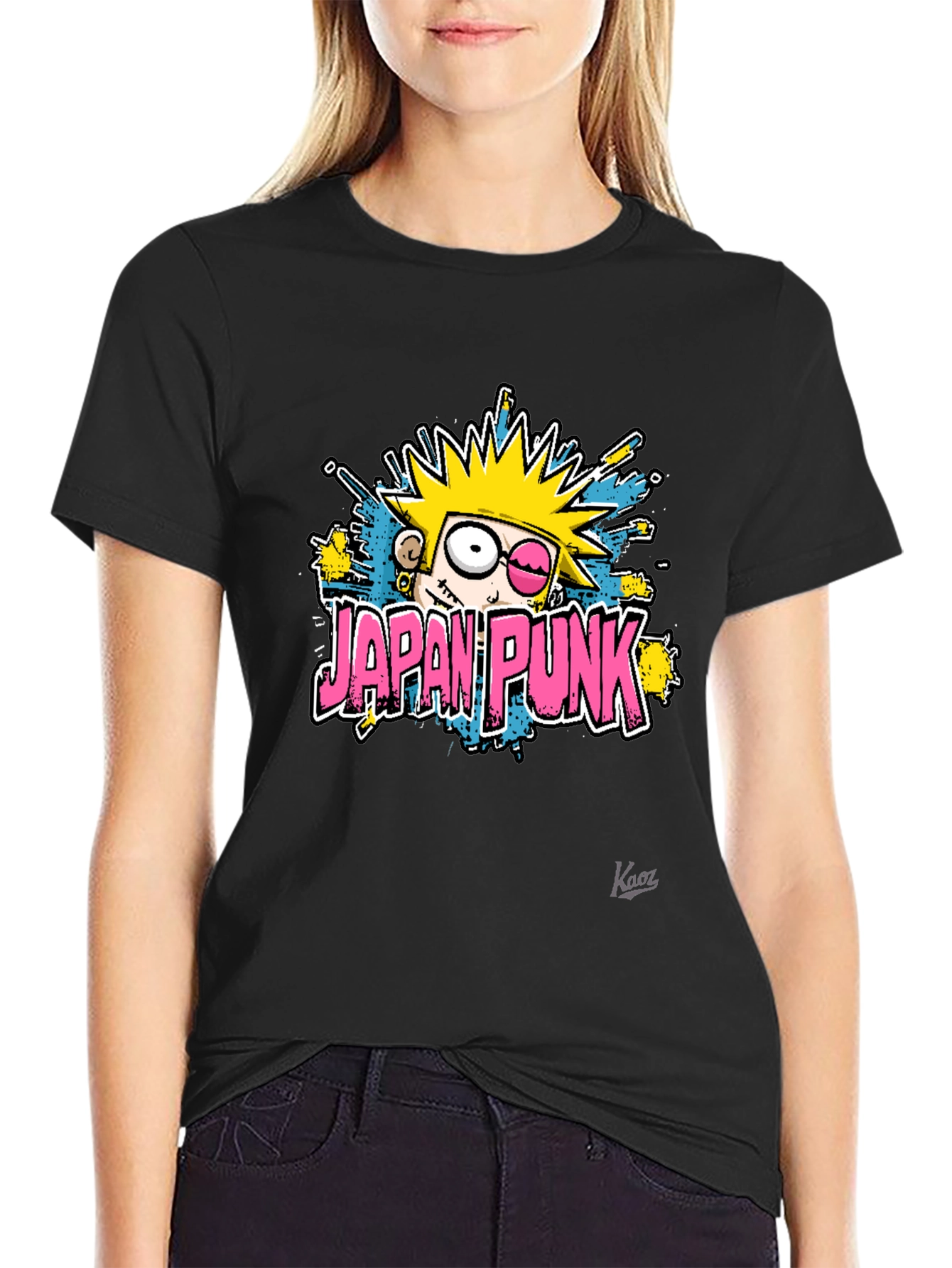 Japan Punk Graphic Tee - Black