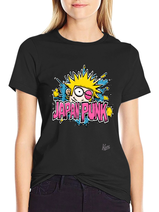 Japan Punk Graphic Tee - Black