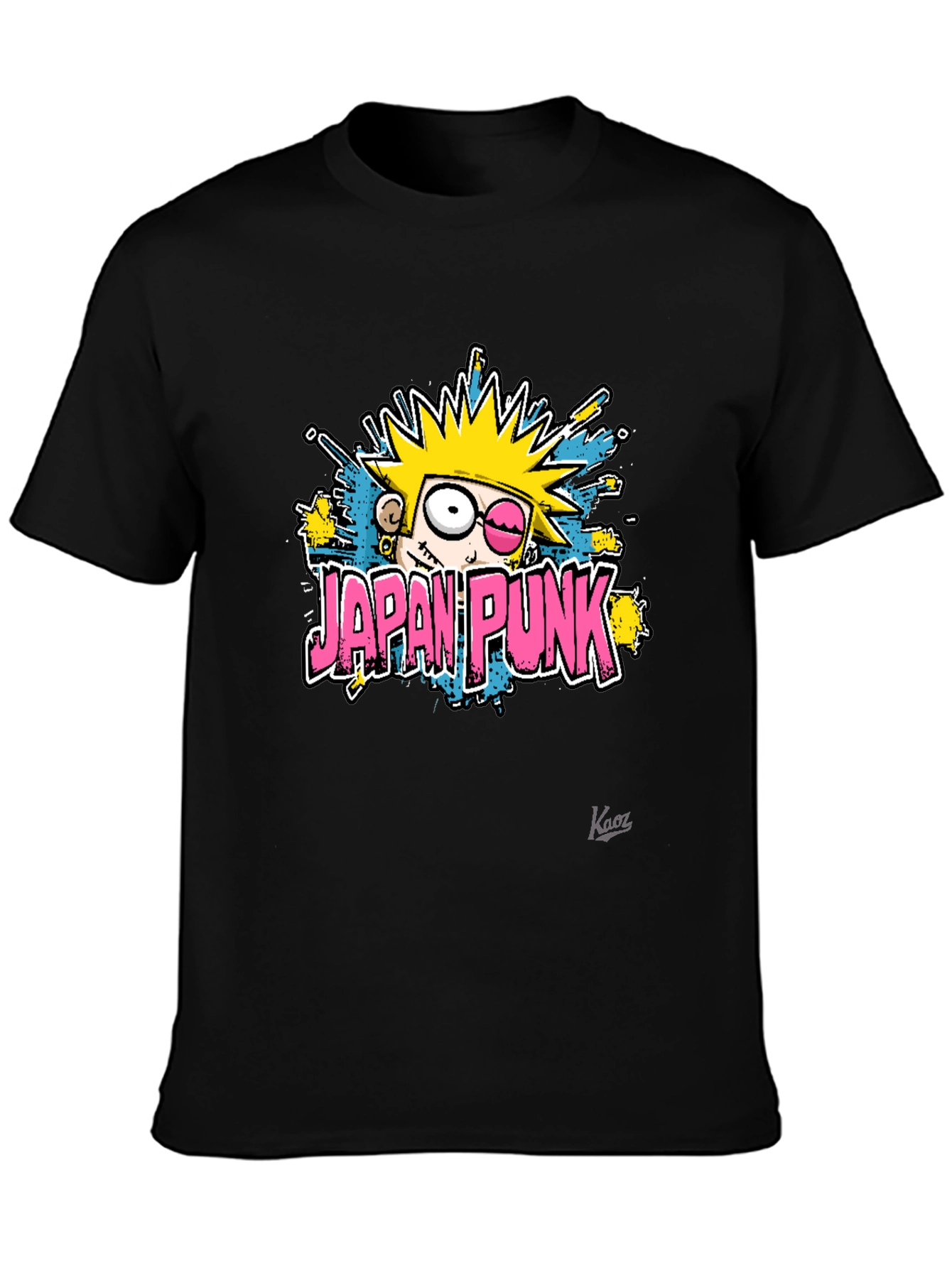 Japan Punk Graphic Tee - Black