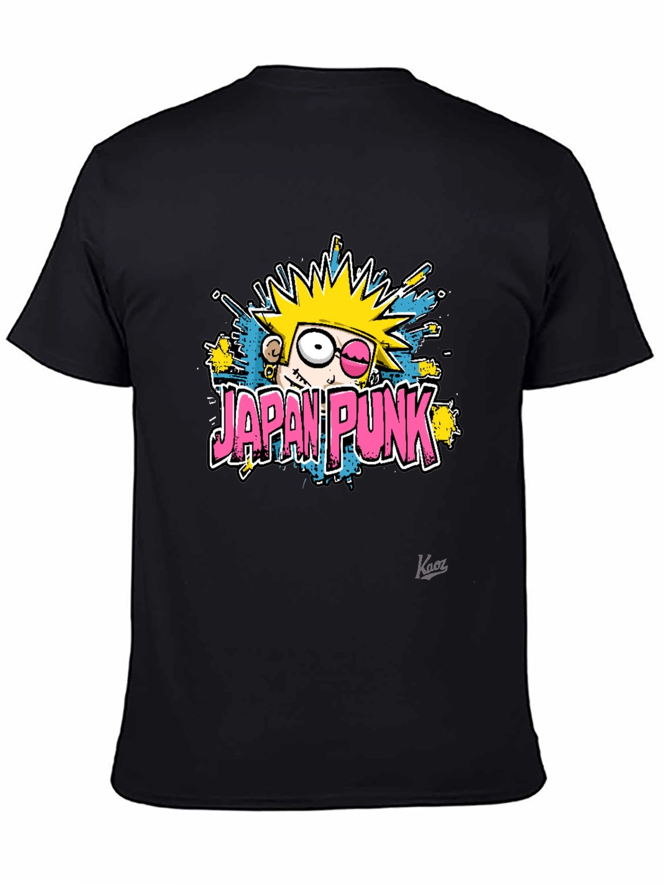Japan Punk Graphic Tee - Black
