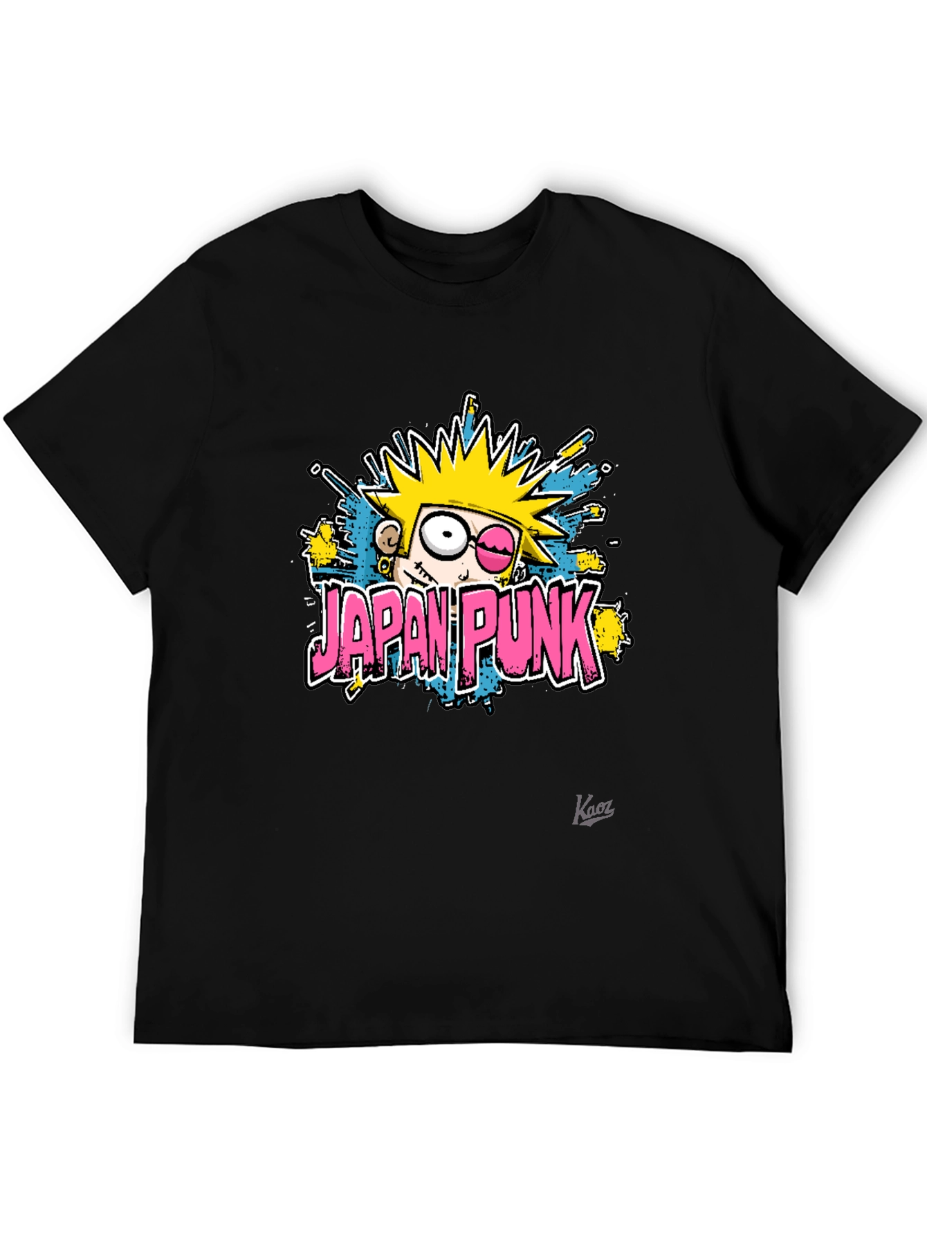 Japan Punk Graphic Tee - Black