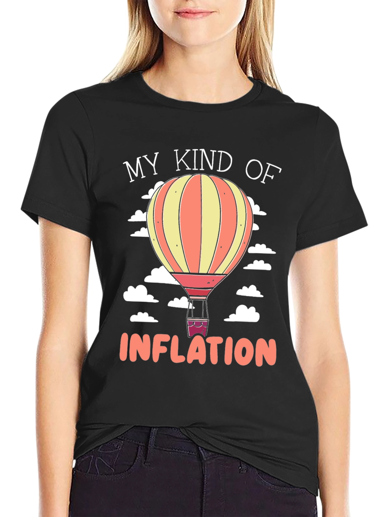 My Kind of Inflation Hot Air Balloon Graphic Tee