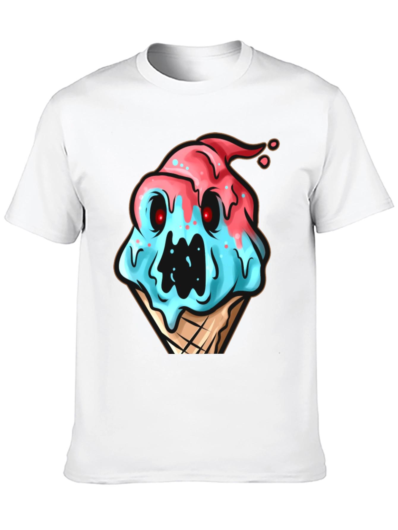 Spooky Ice Cream T-Shirt - Unique Graphic Tee