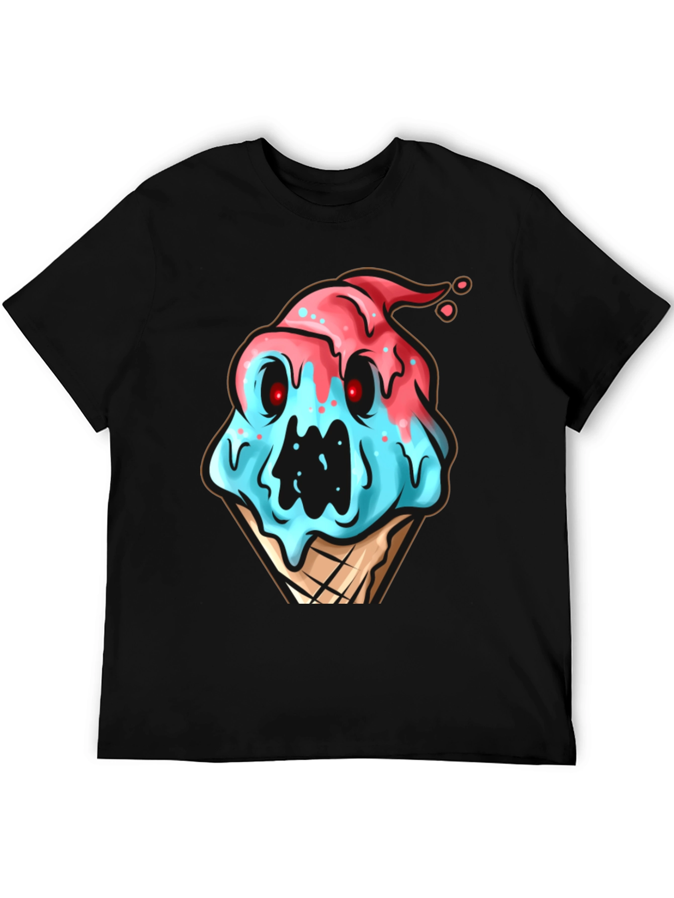 Spooky Ice Cream T-Shirt - Unique Graphic Tee