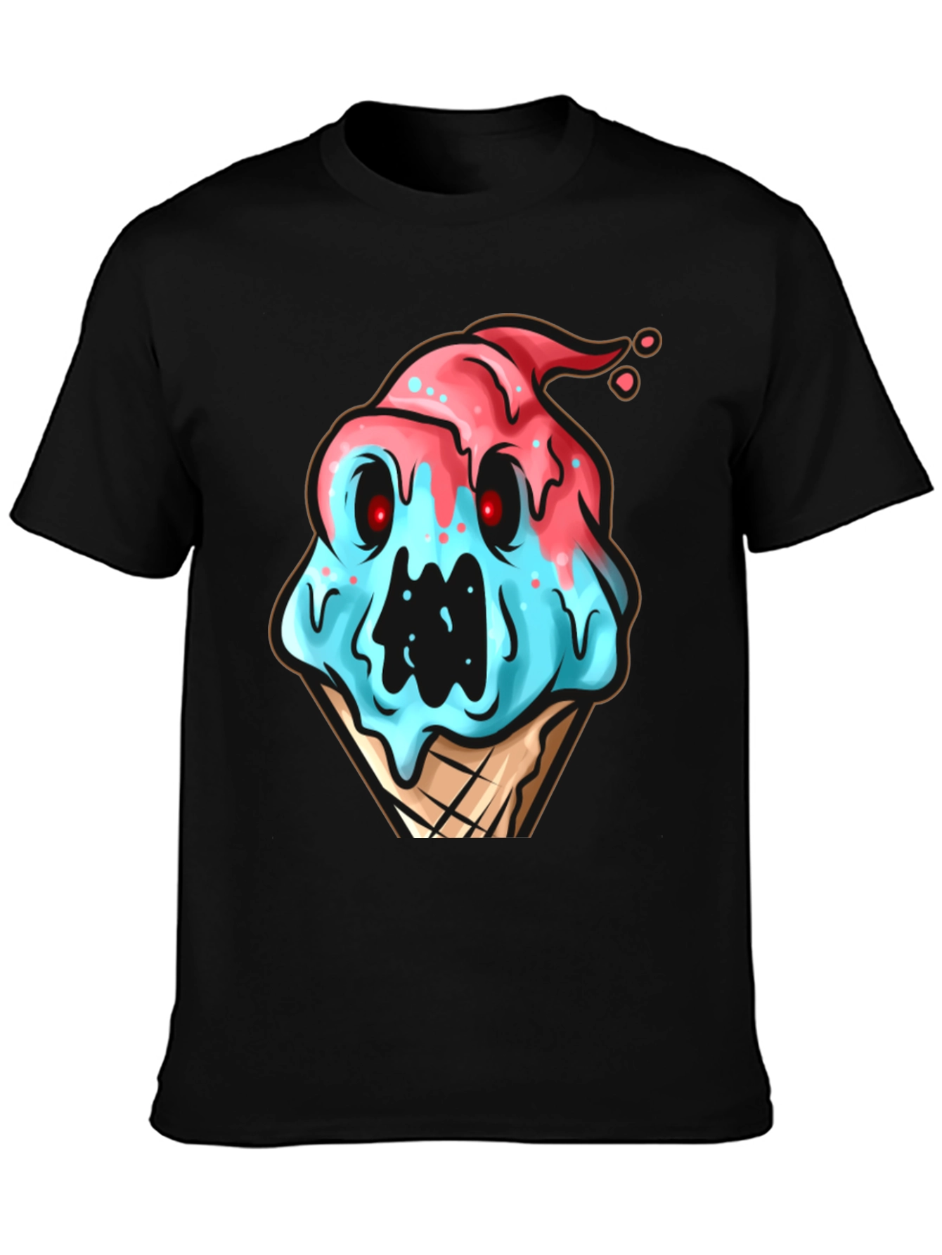 Spooky Ice Cream T-Shirt - Unique Graphic Tee