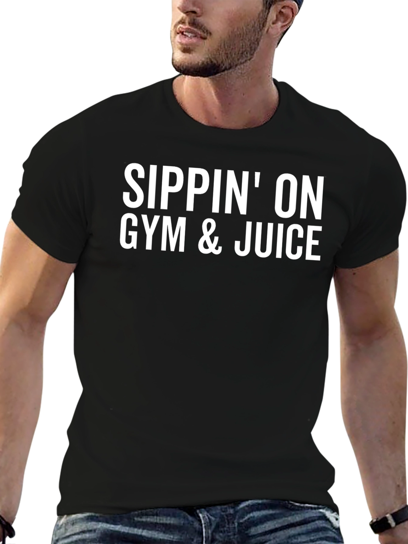 Sippin On Gym & Juice Graphic Tee