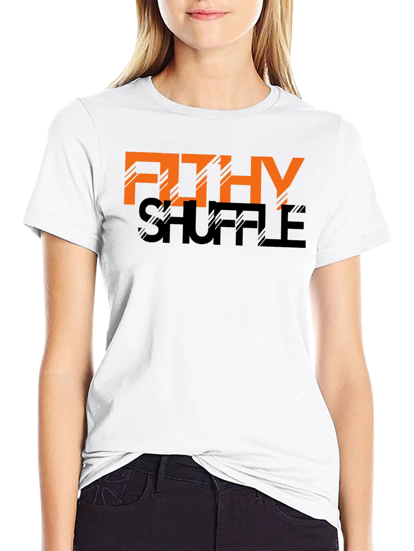 Filthy Shuffle Graphic Tee - Stylish Cotton T-Shirt