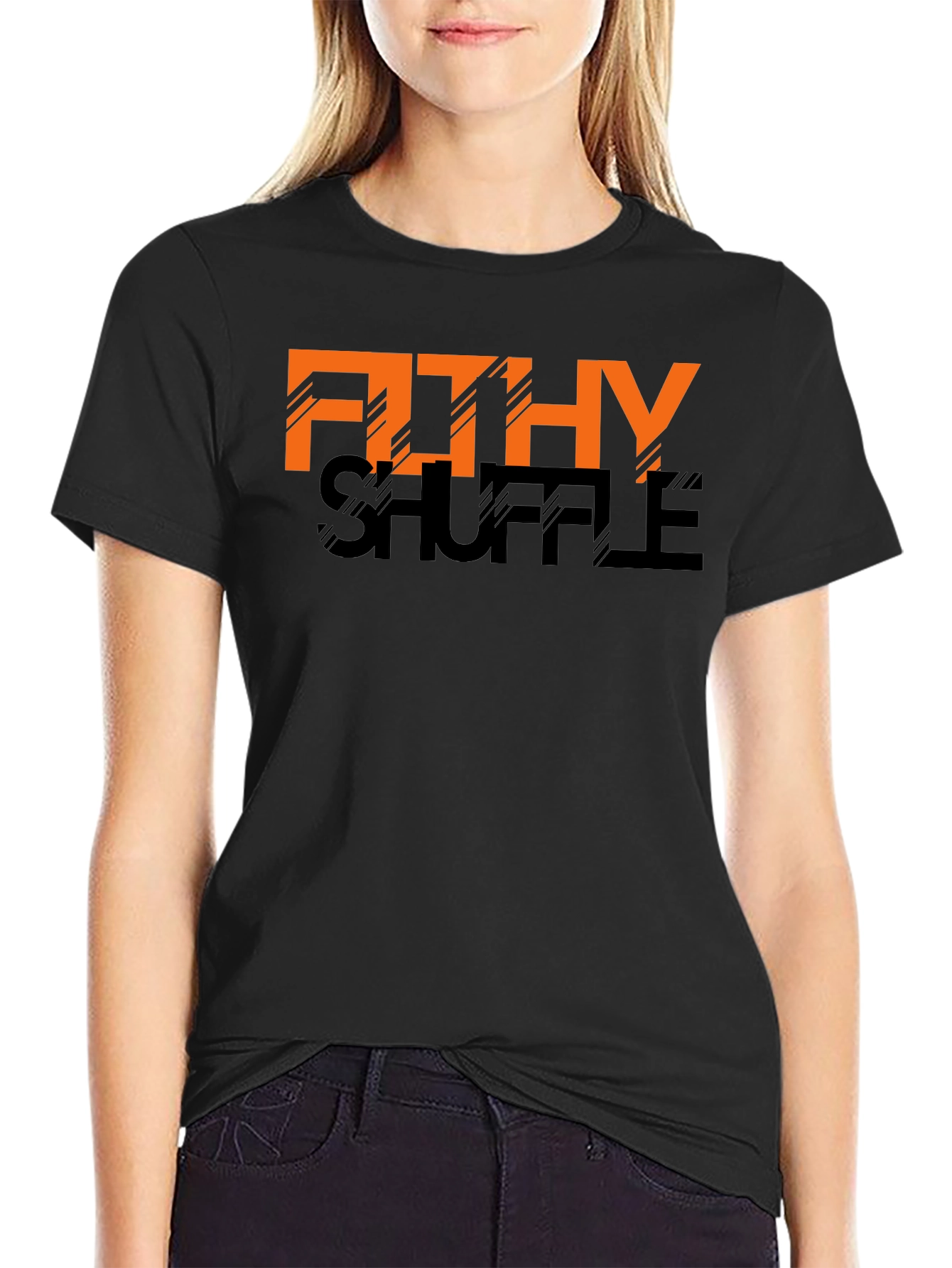 Filthy Shuffle Graphic Tee - Stylish Cotton T-Shirt