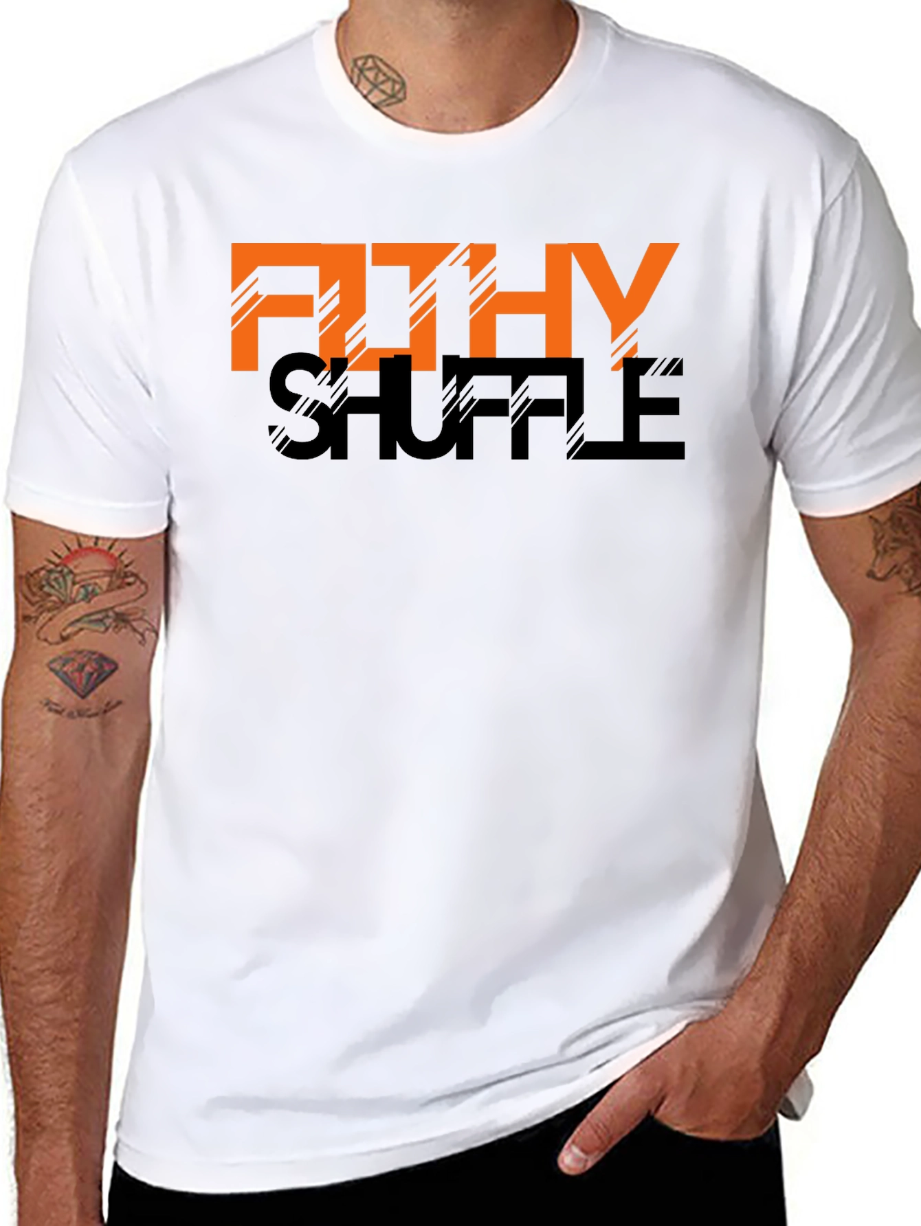 Filthy Shuffle Graphic Tee - Stylish Cotton T-Shirt