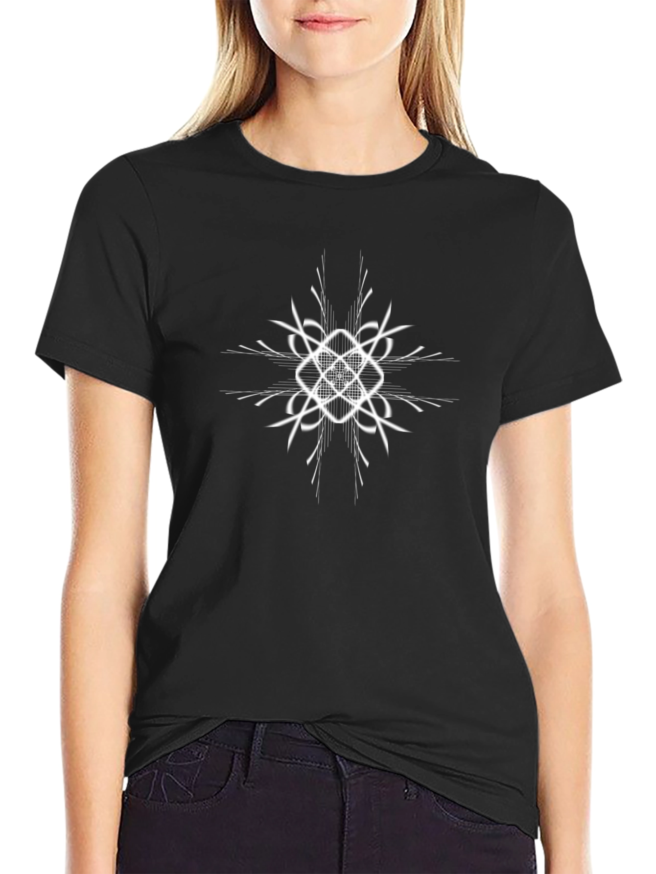 Abstract Geometric T-Shirt - Modern Graphic Tee