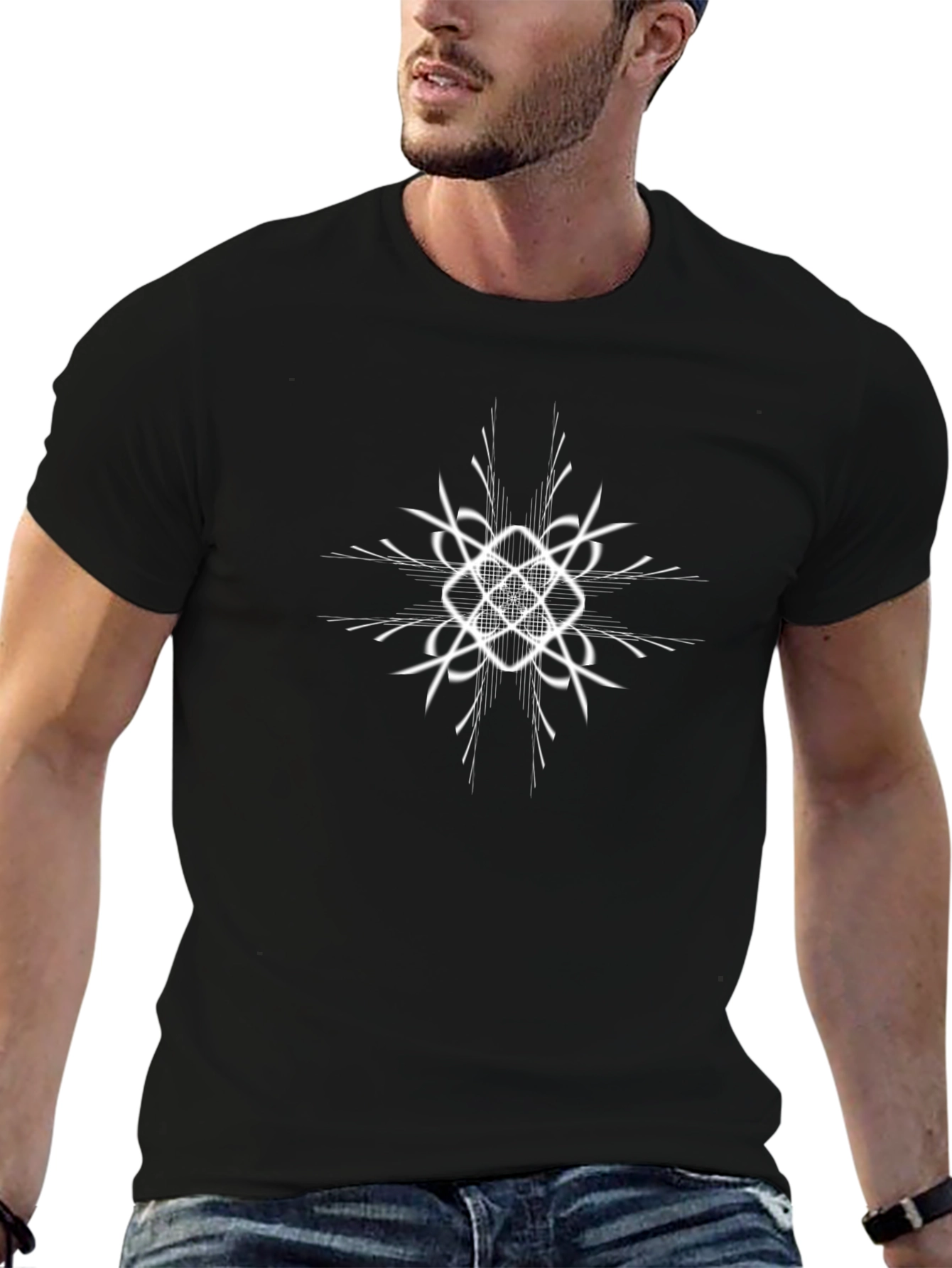 Abstract Geometric T-Shirt - Modern Graphic Tee