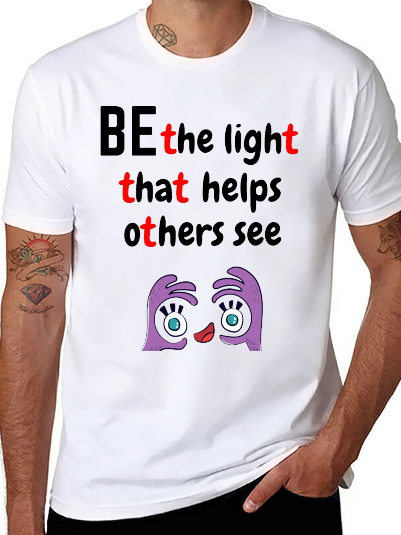 Be the Light T-Shirt - Inspirational Graphic Tee
