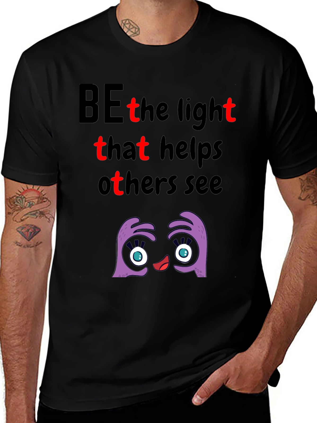 Be the Light T-Shirt - Inspirational Graphic Tee