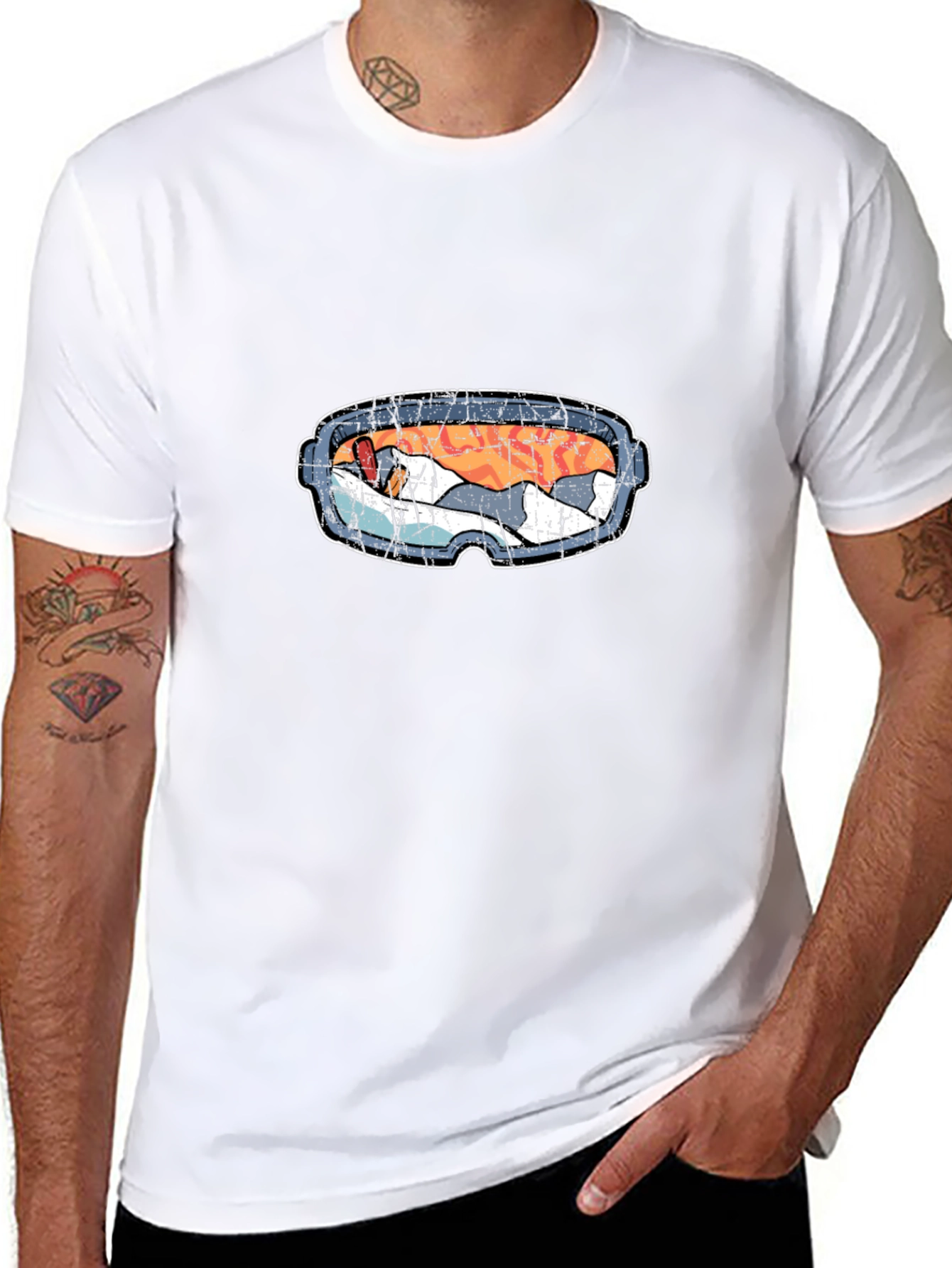 Ski Goggles Mountain T-Shirt