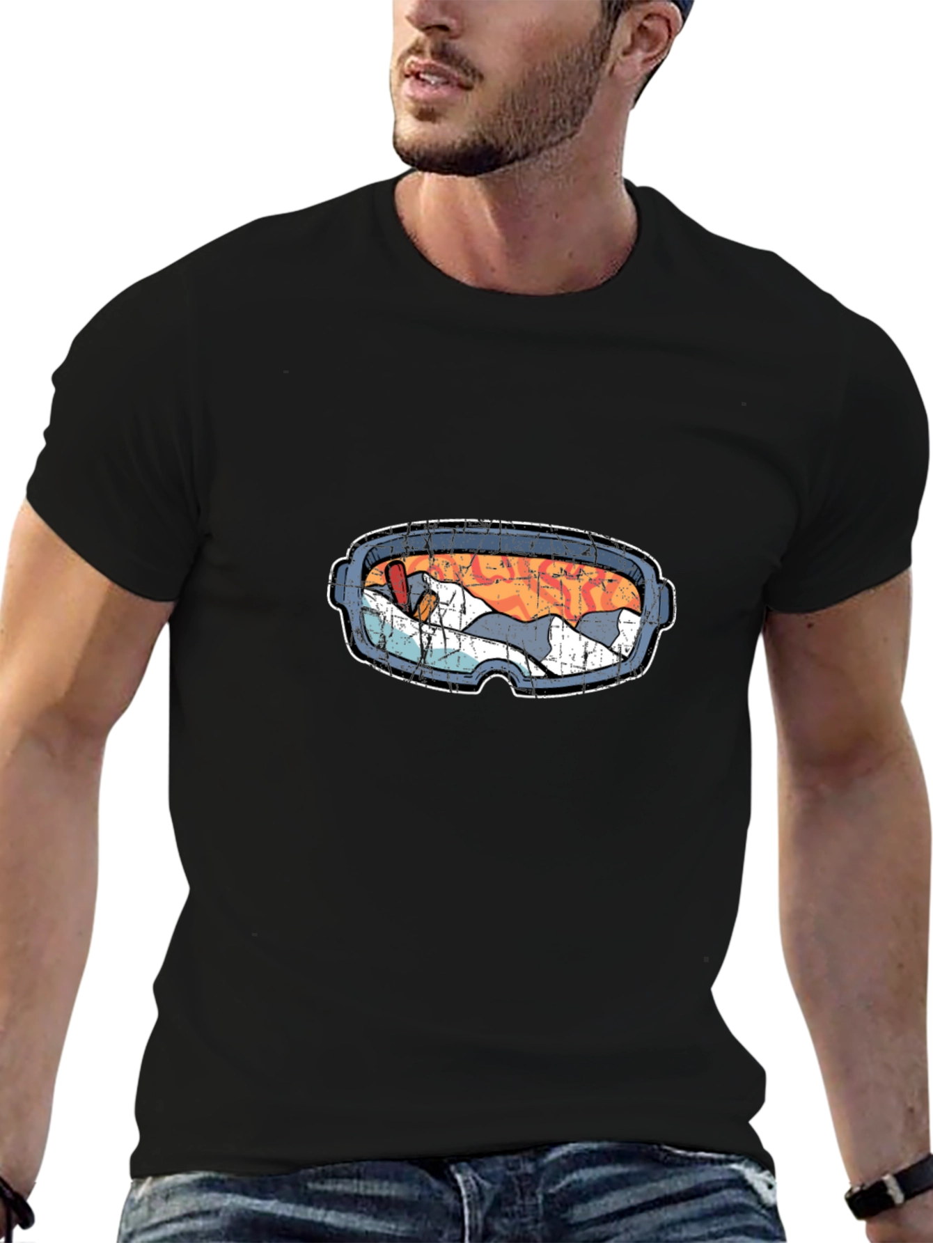 Ski Goggles Mountain T-Shirt