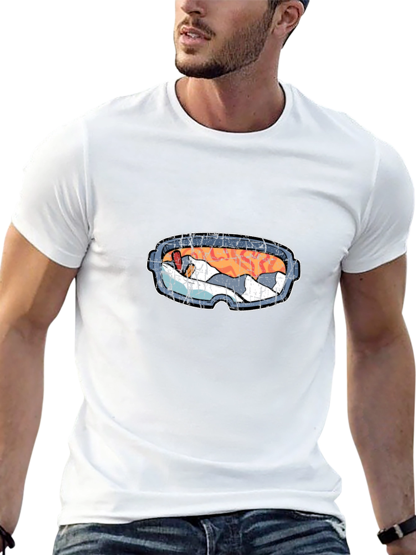 Ski Goggles Mountain T-Shirt