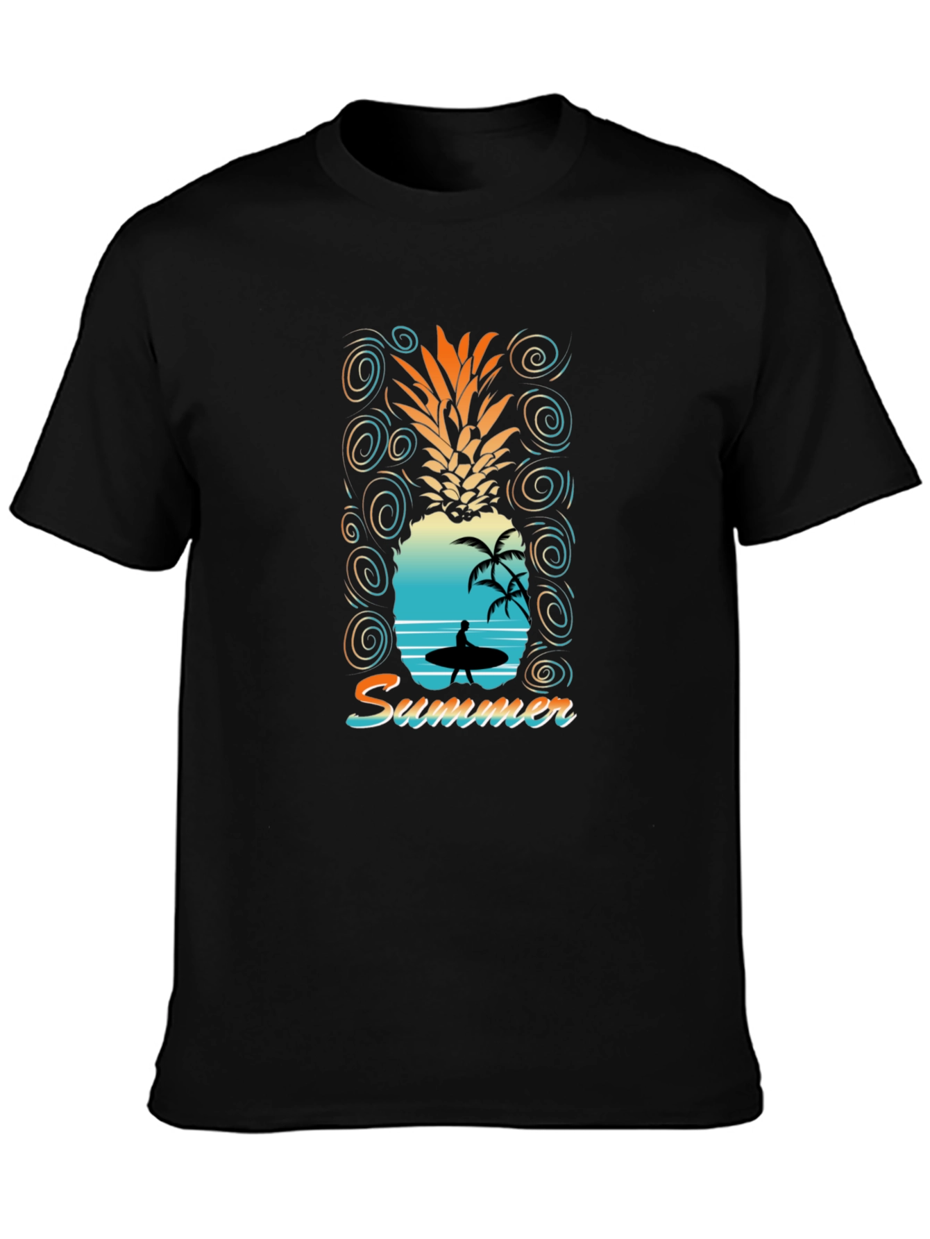 Pineapple Summer Graphic T-Shirt