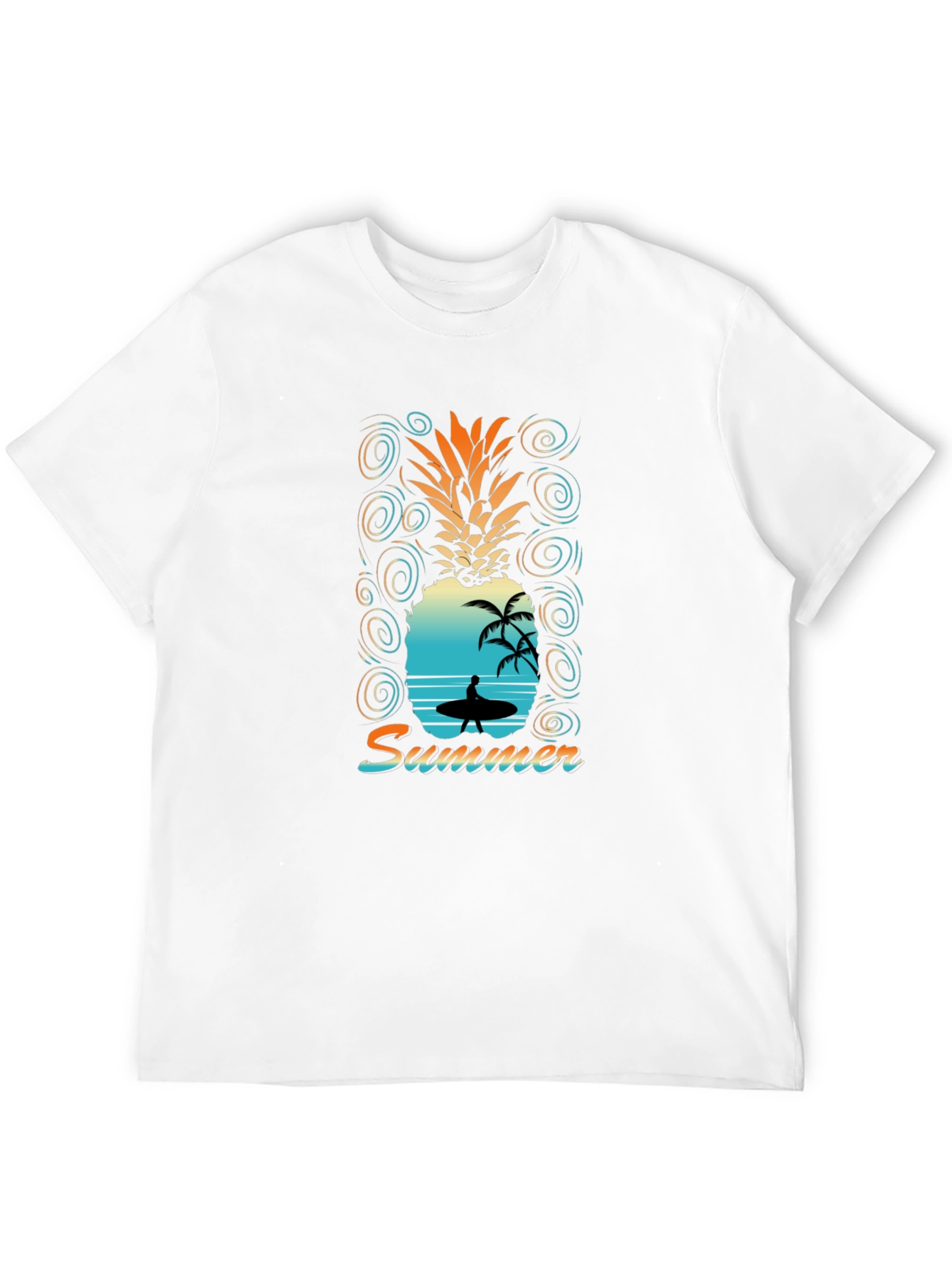 Pineapple Summer Graphic T-Shirt
