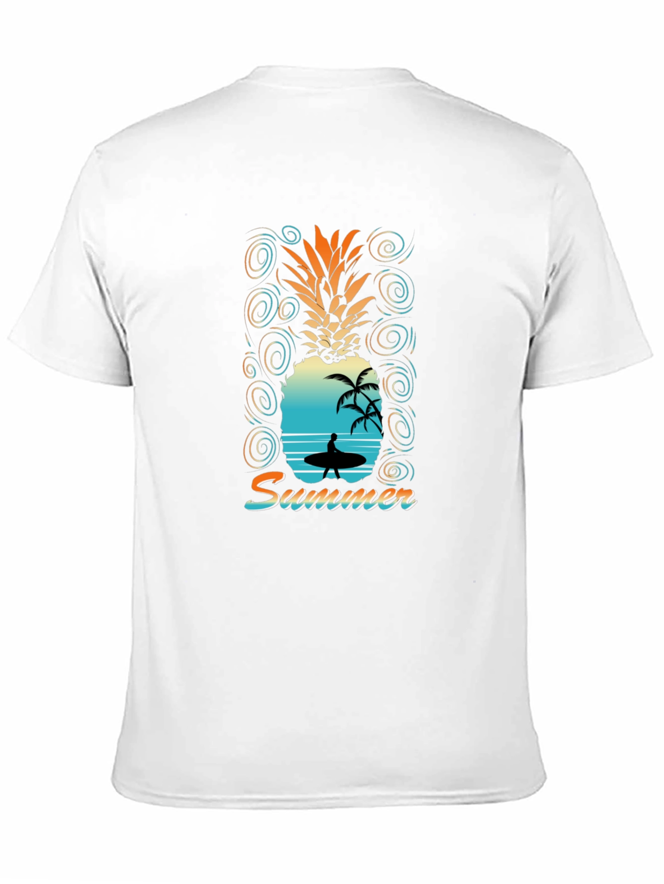 Pineapple Summer Graphic T-Shirt