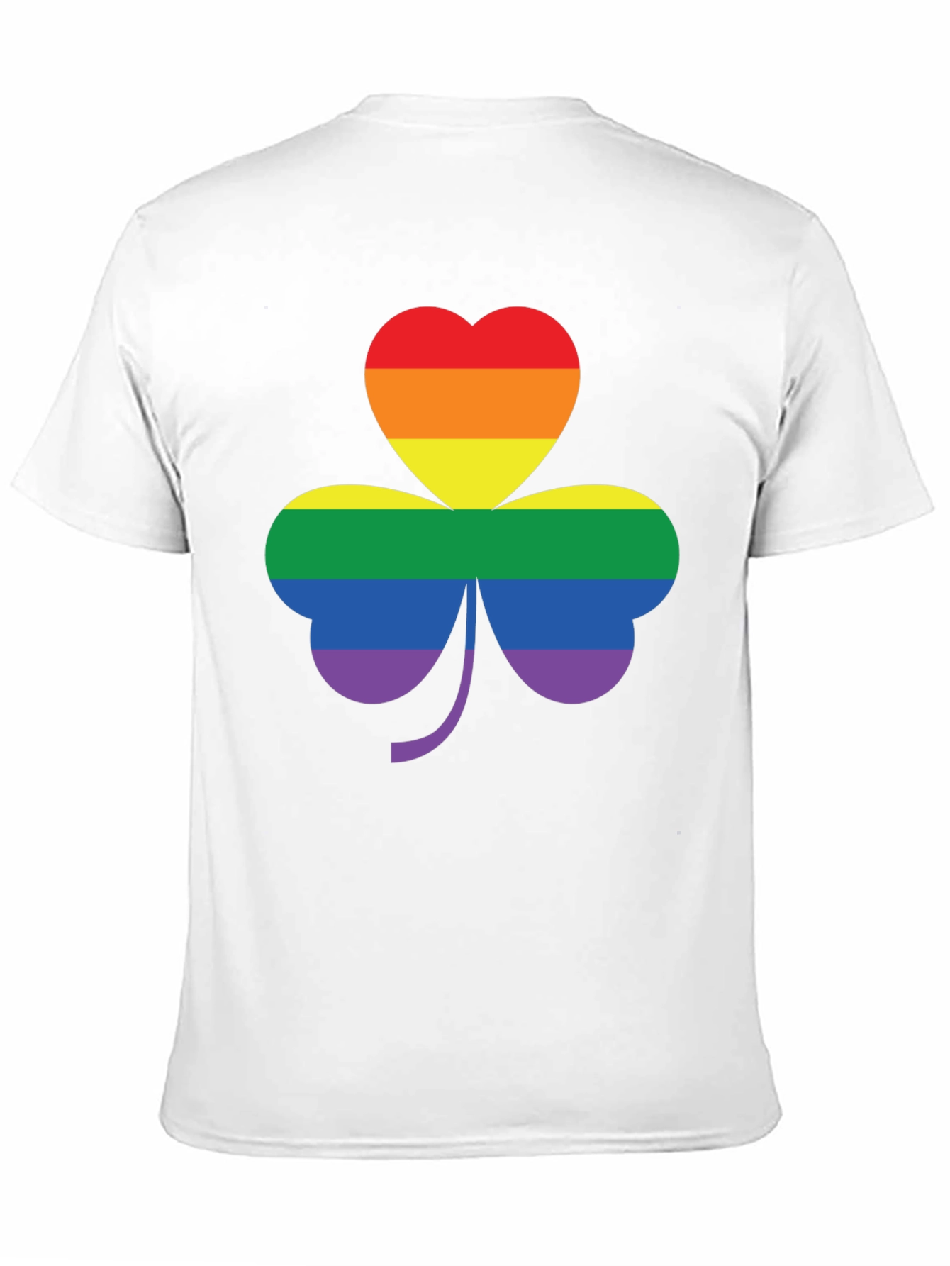 LGBTQ+ Pride Shamrock Tee - Black
