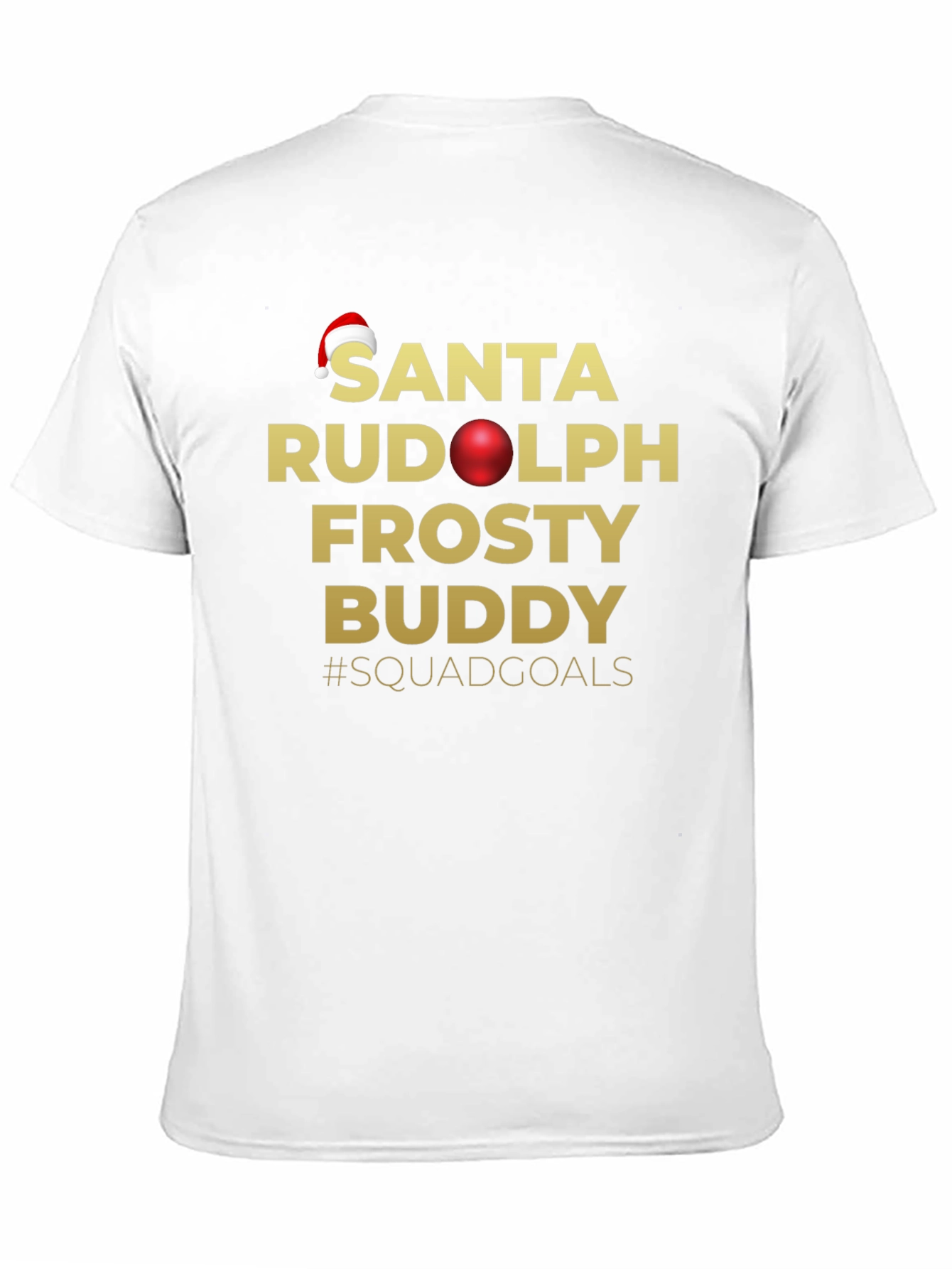 Santa Squadgoals Black T-Shirt