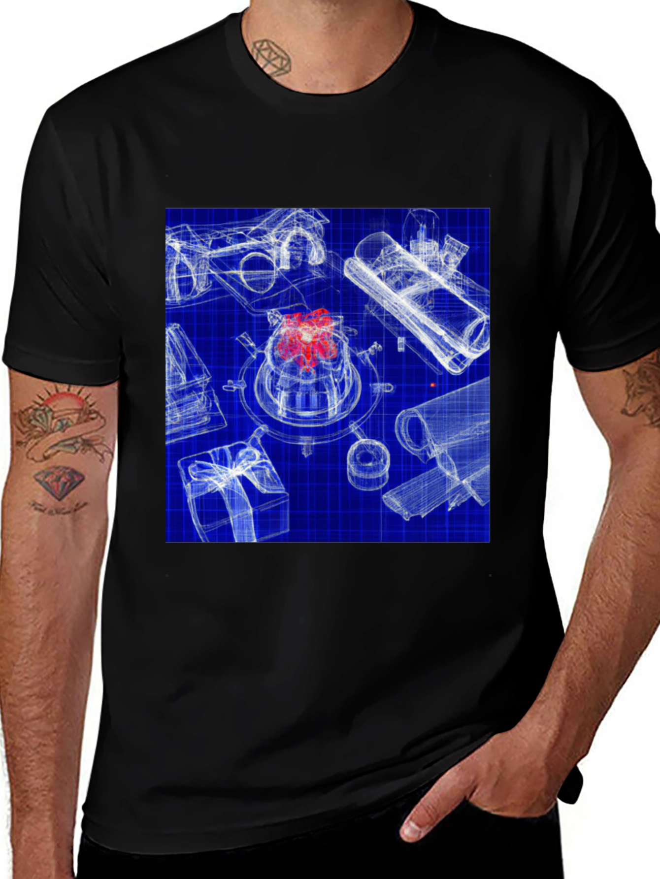 Blueprint Gift T-Shirt - Unique Design