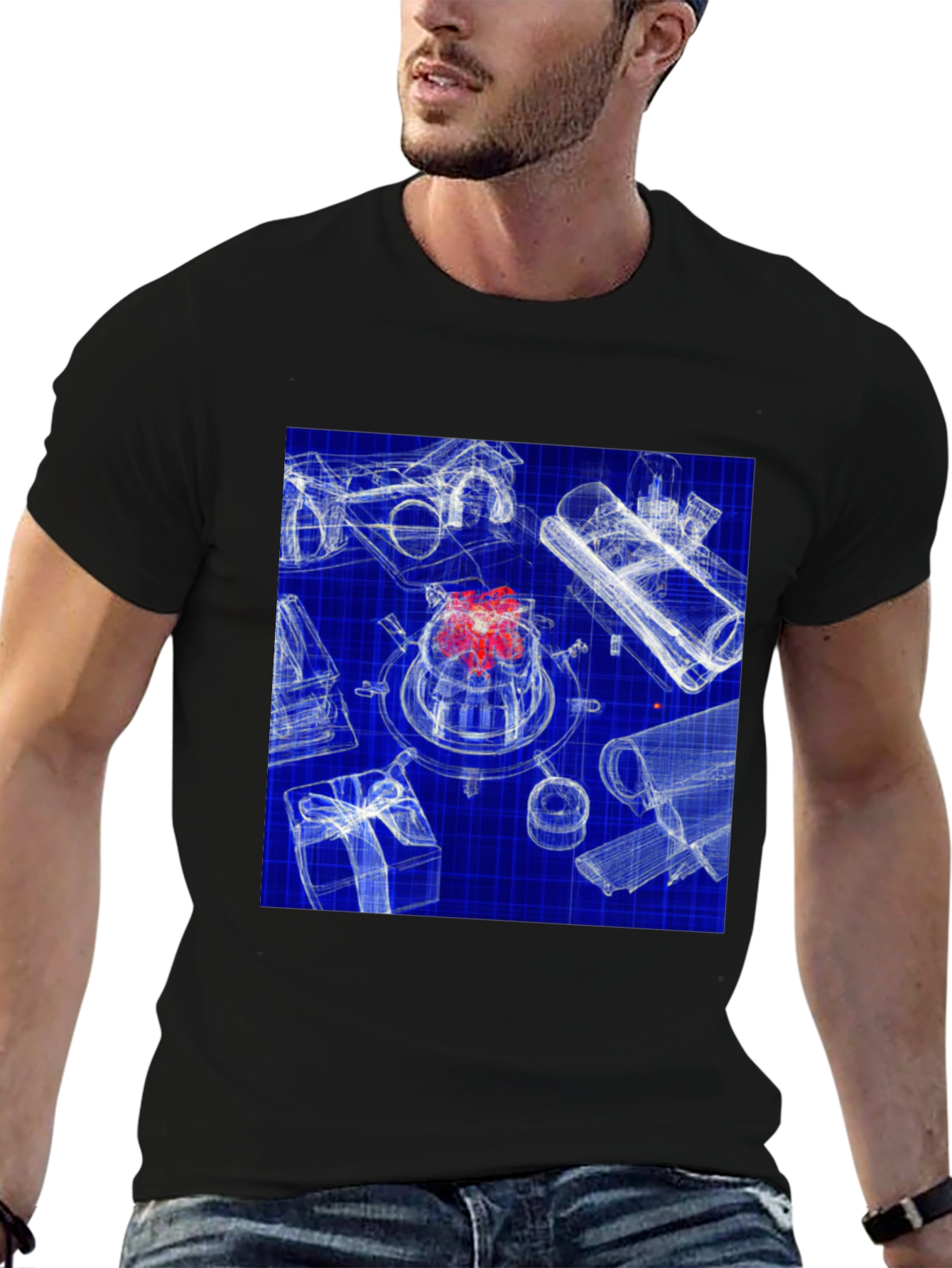 Blueprint Gift T-Shirt - Unique Design