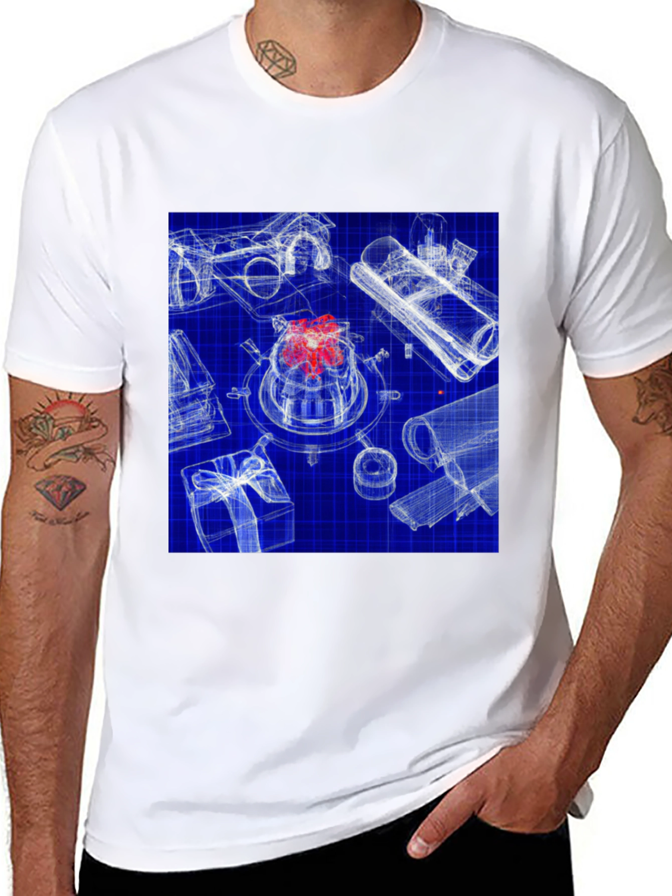 Blueprint Gift T-Shirt - Unique Design