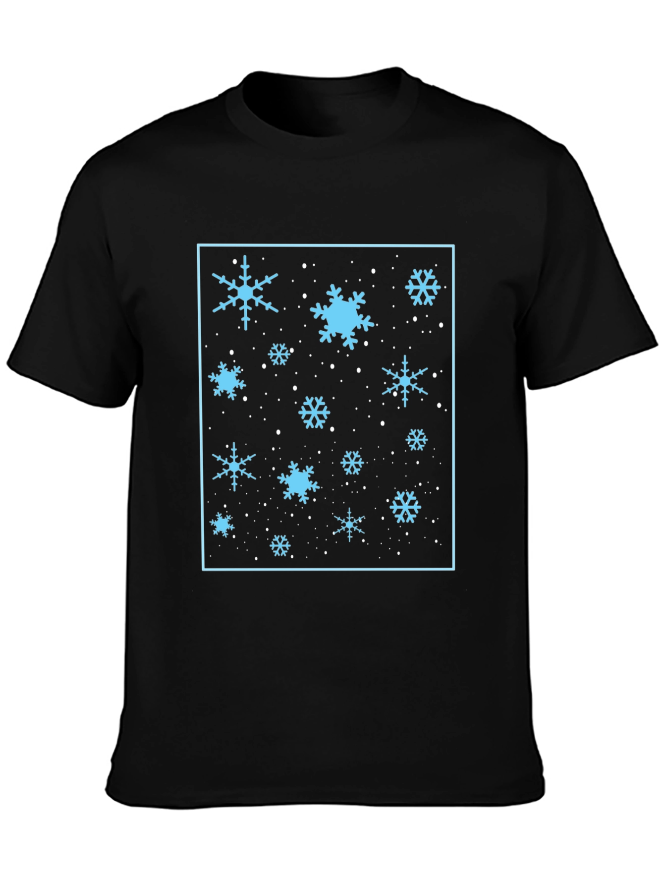 Snowflake Pattern T-Shirt