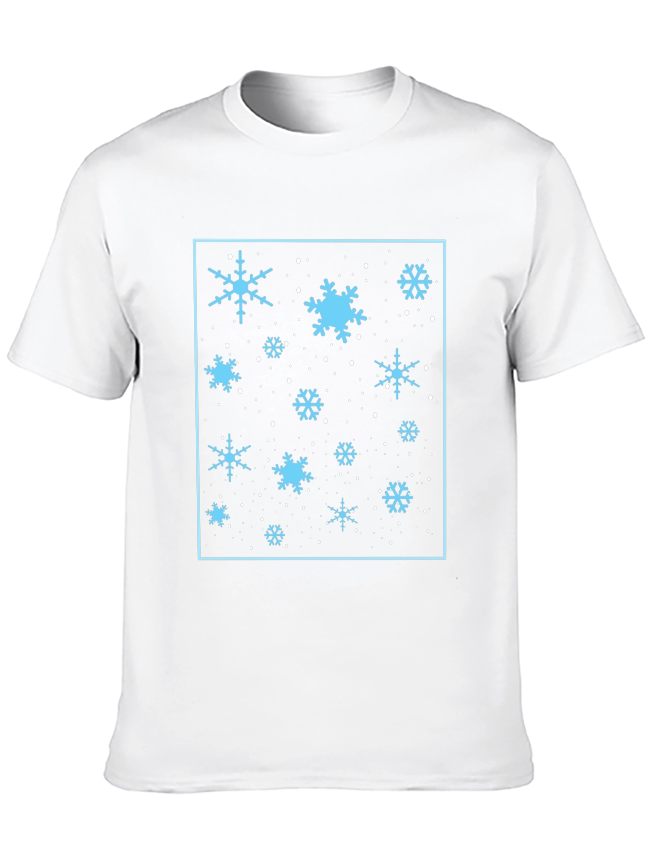 Snowflake Pattern T-Shirt