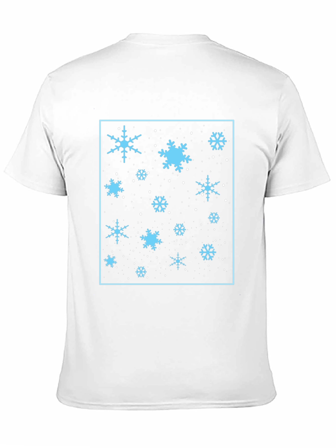 Snowflake Pattern T-Shirt
