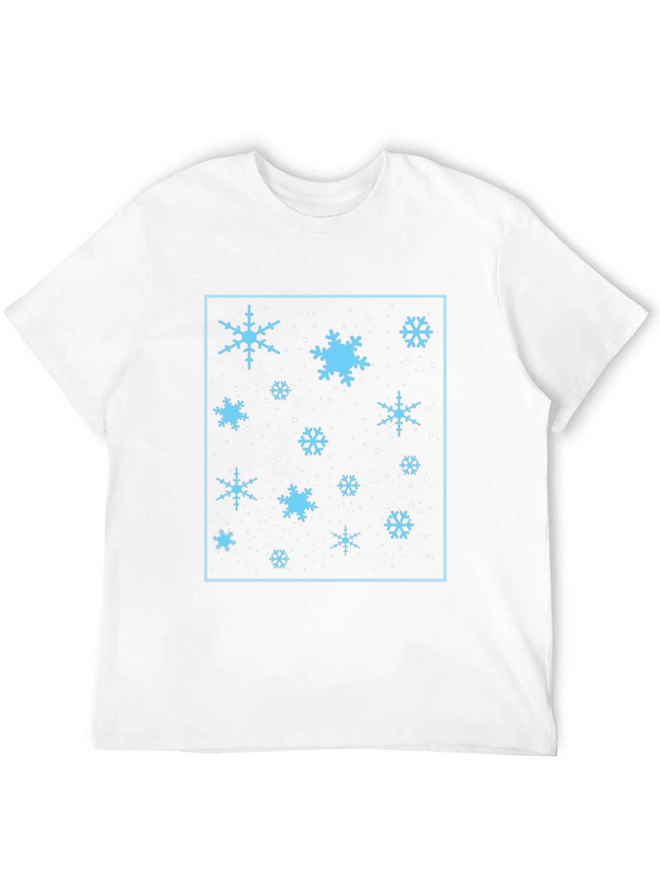 Snowflake Pattern T-Shirt
