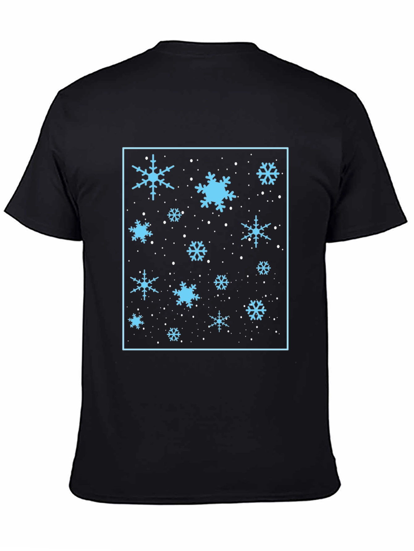 Snowflake Pattern T-Shirt