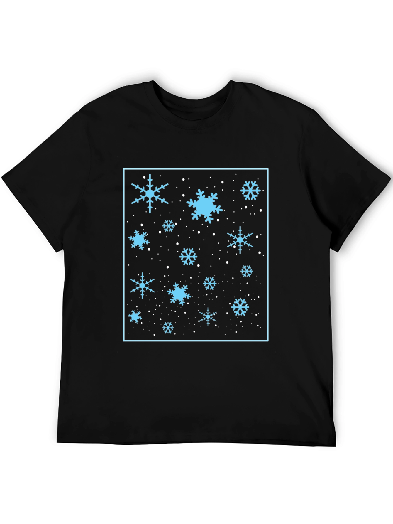Snowflake Pattern T-Shirt