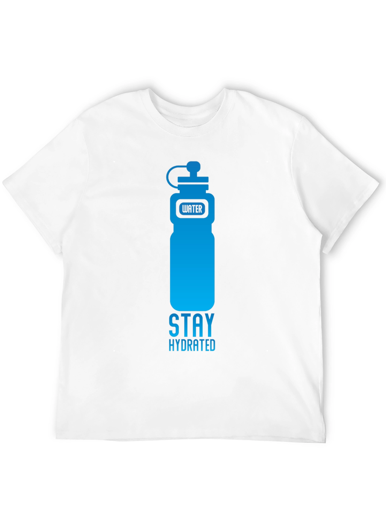 Stay Hydrated Black Graphic Tee