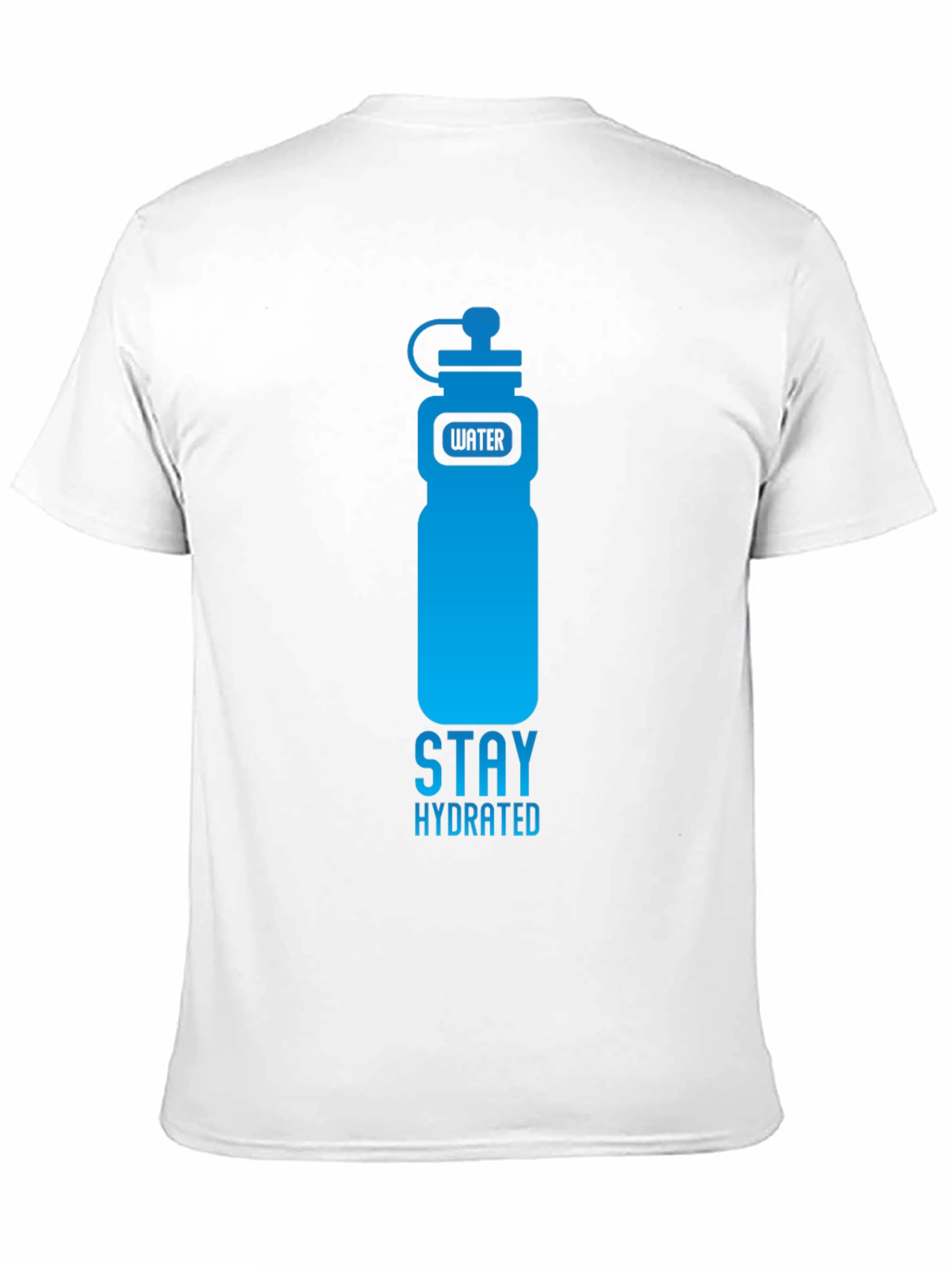 Stay Hydrated Black Graphic Tee