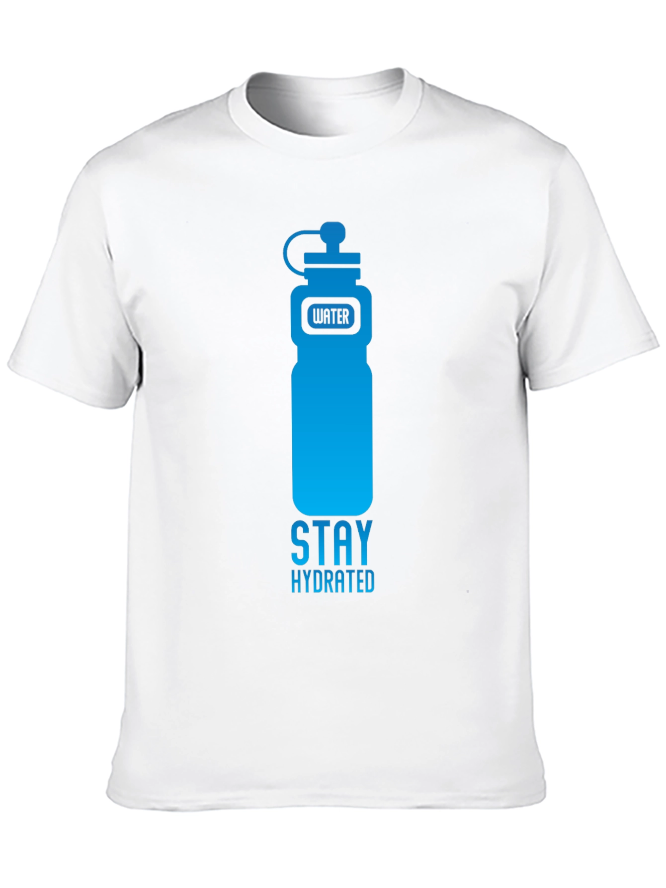 Stay Hydrated Black Graphic Tee