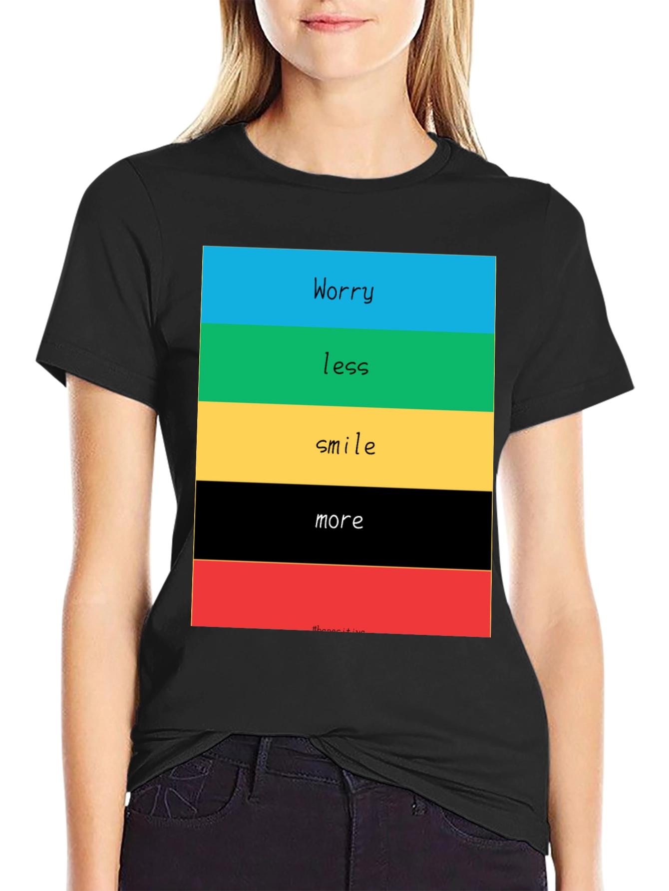 Worry Less Smile More Graphic Tee