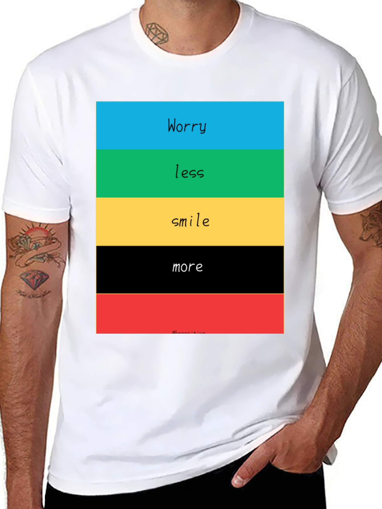 Worry Less Smile More Graphic Tee