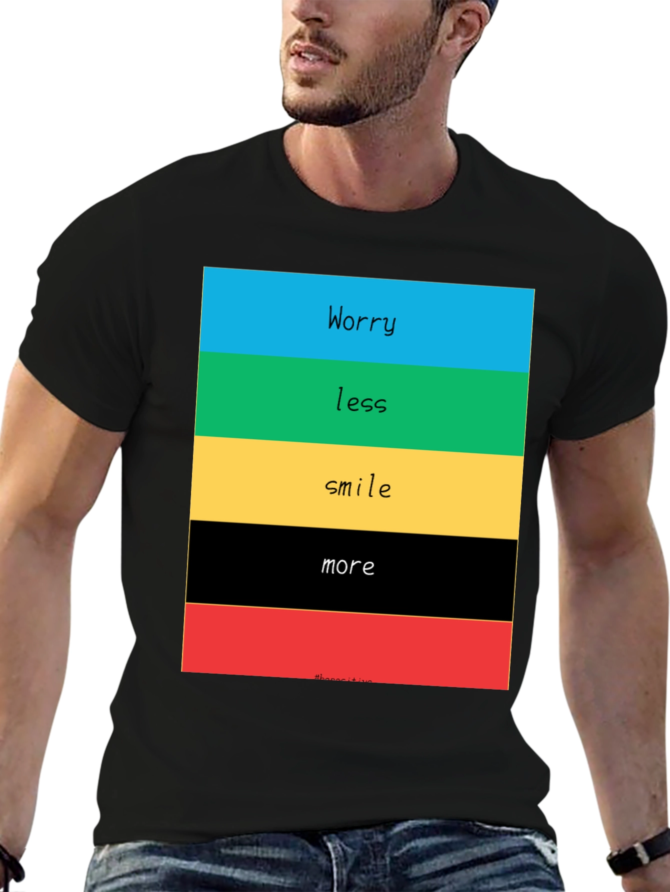 Worry Less Smile More Graphic Tee
