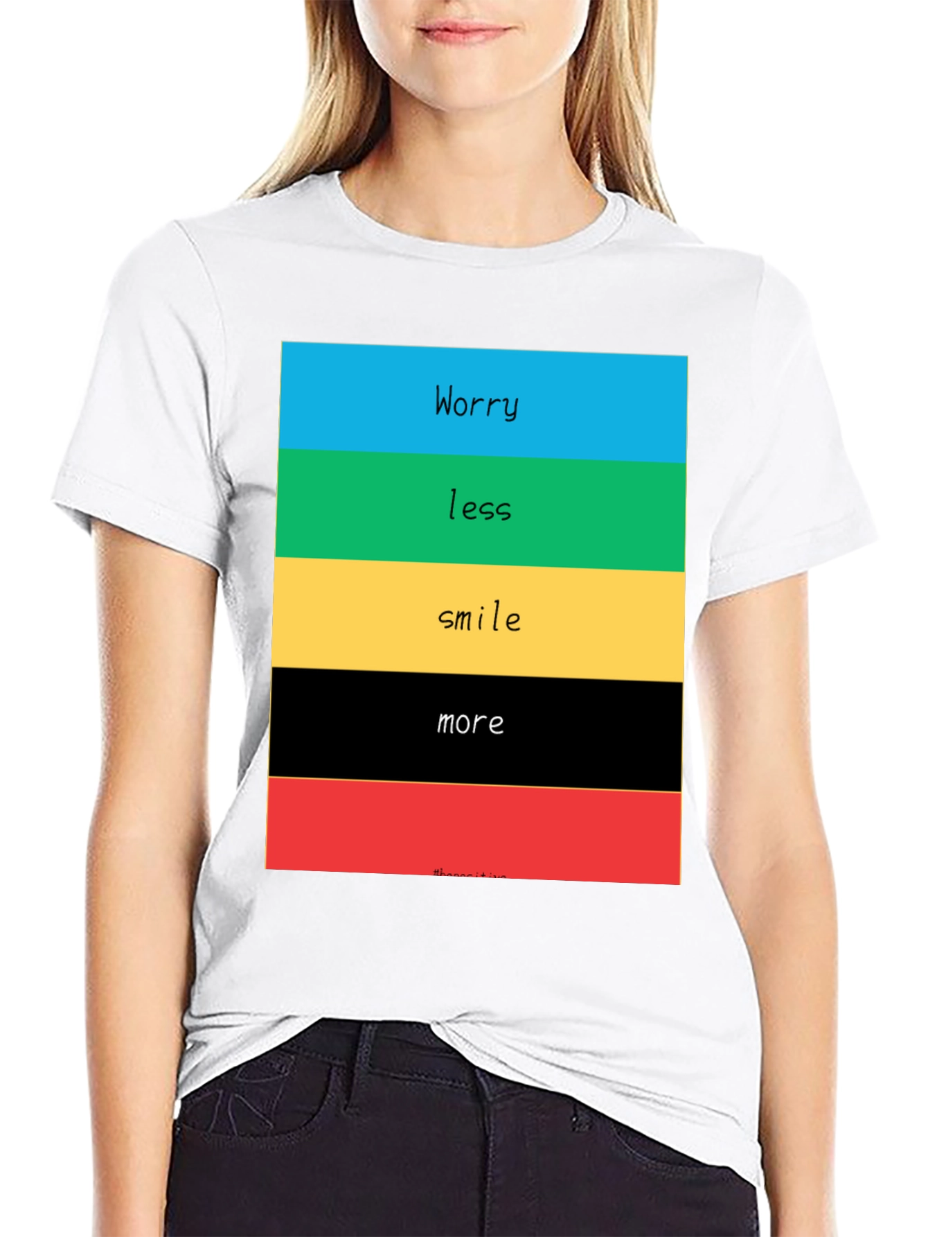 Worry Less Smile More Graphic Tee