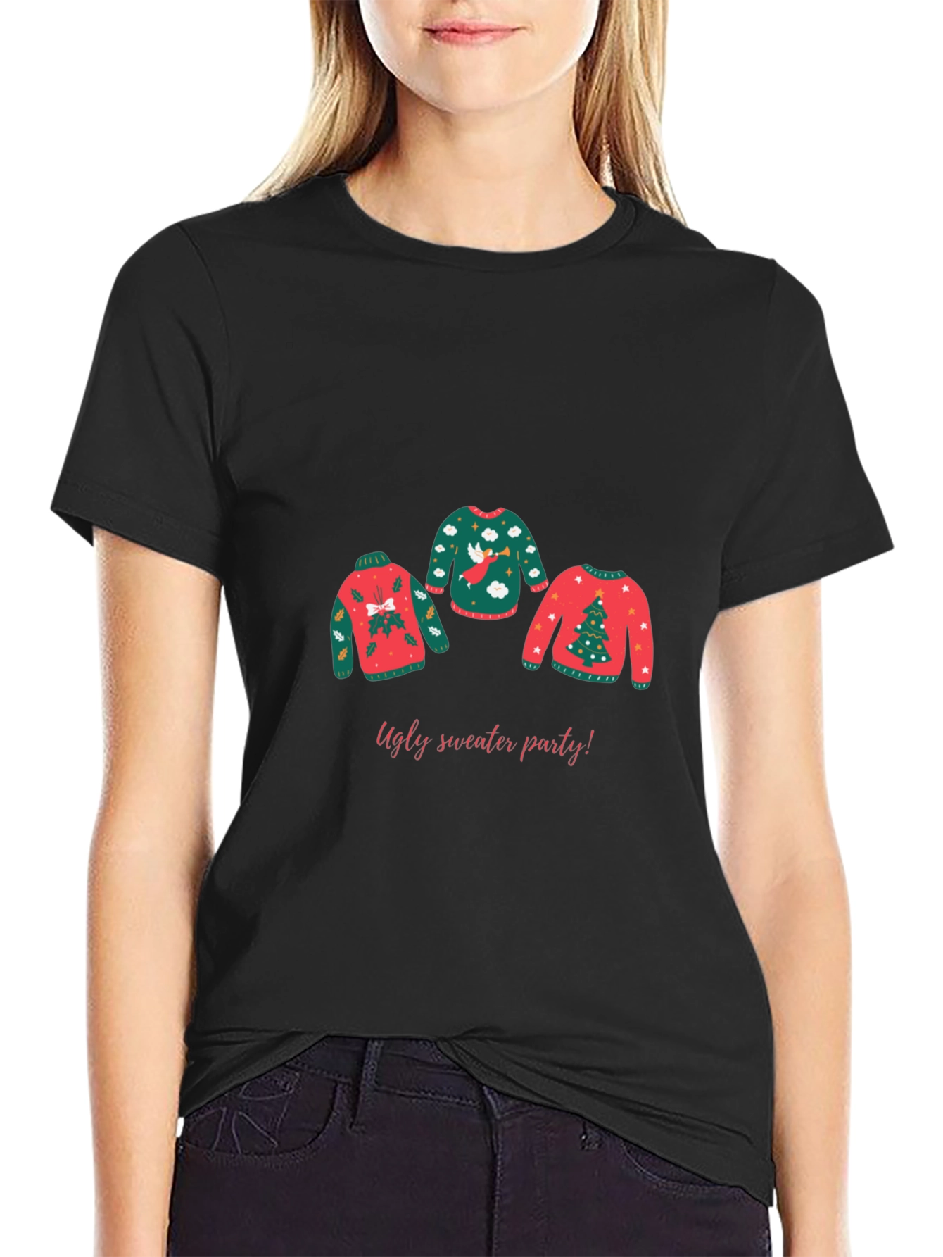 Ugly Sweater Party Graphic T-Shirt